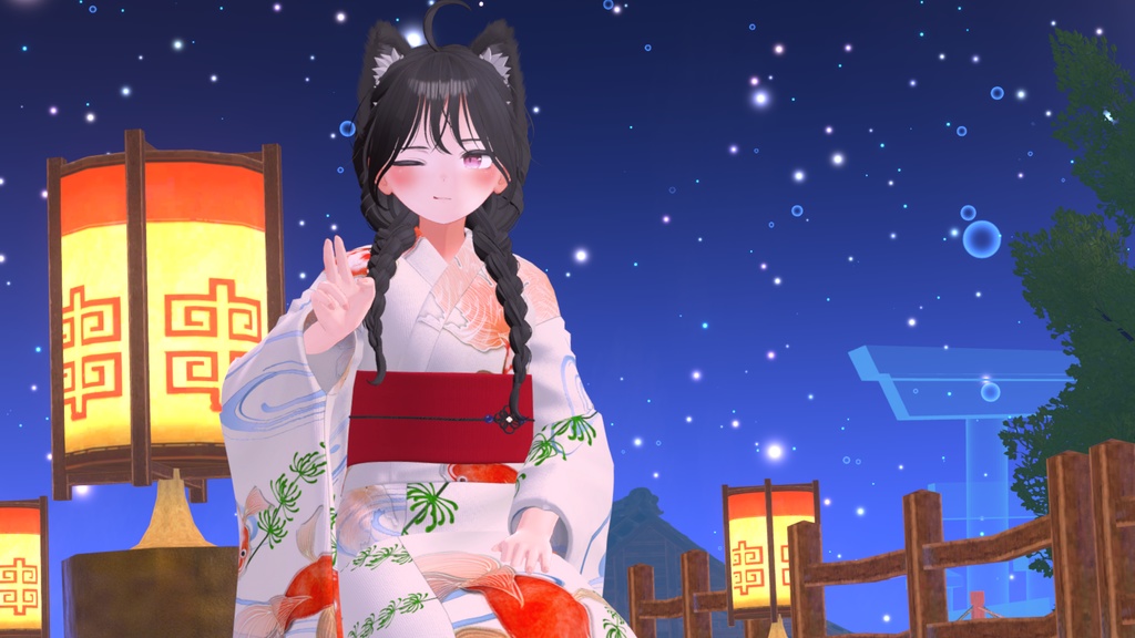 【複数アバター対応】ふつうのゆかた。V2