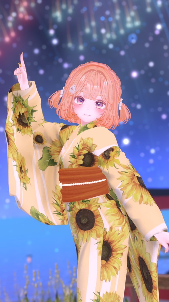 【複数アバター対応】ふつうのゆかた。V2