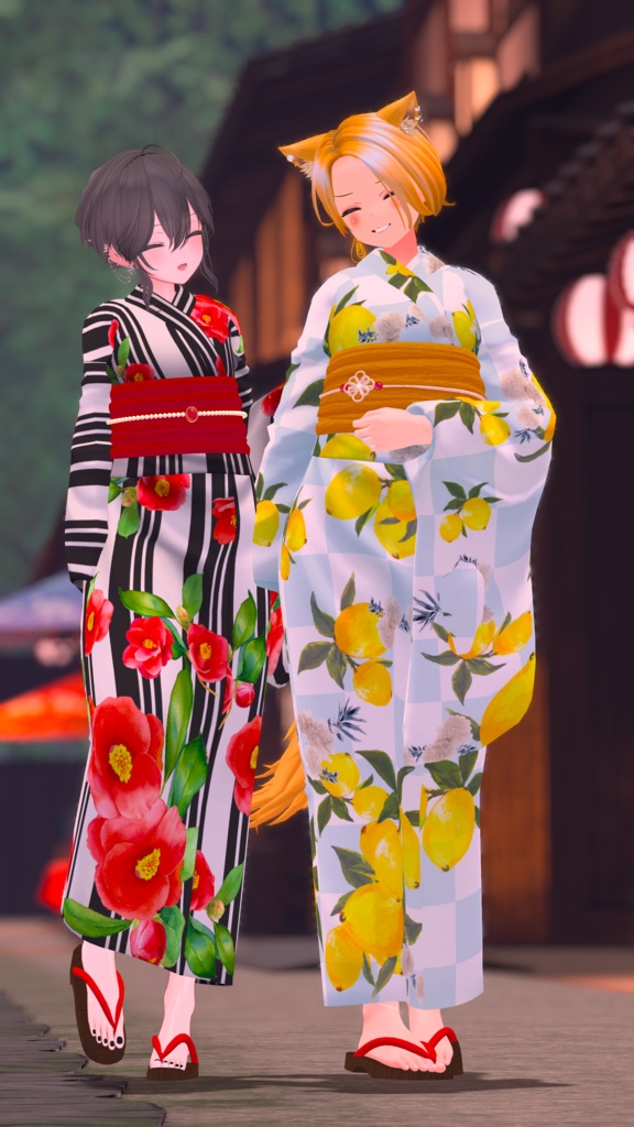 【複数アバター対応】ふつうのゆかた。V2