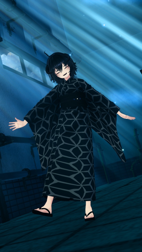 【複数アバター対応】ふつうのゆかた。V2