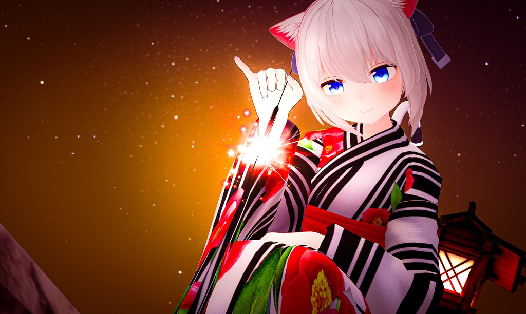 【複数アバター対応】ふつうのゆかた。V2