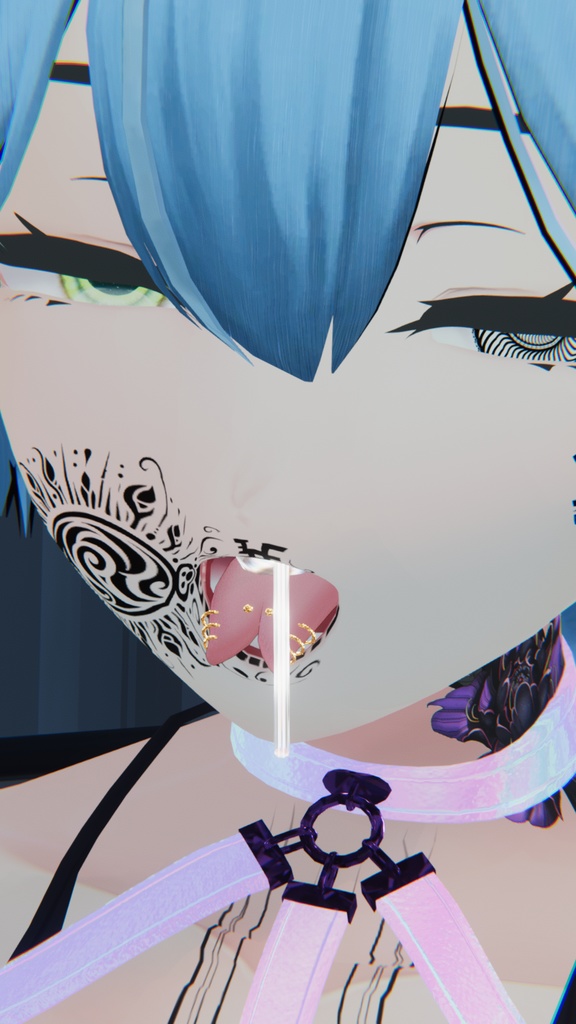 【龍のヨルちゃん用】スプリットタン&舌ピアス