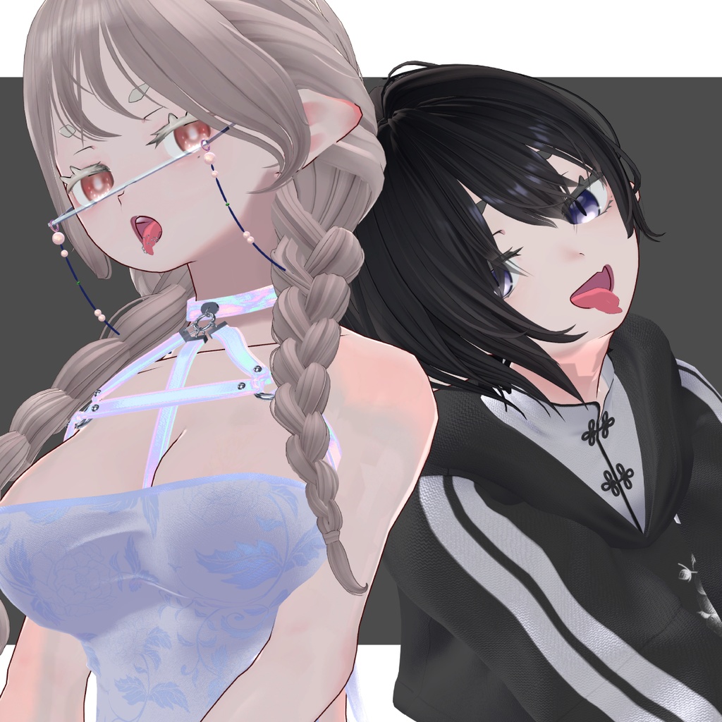 【龍のヨルちゃん用】スプリットタン&舌ピアス