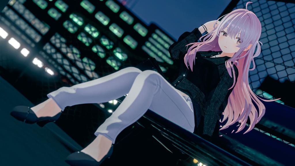 【複数アバター対応】シースルーシャツセット