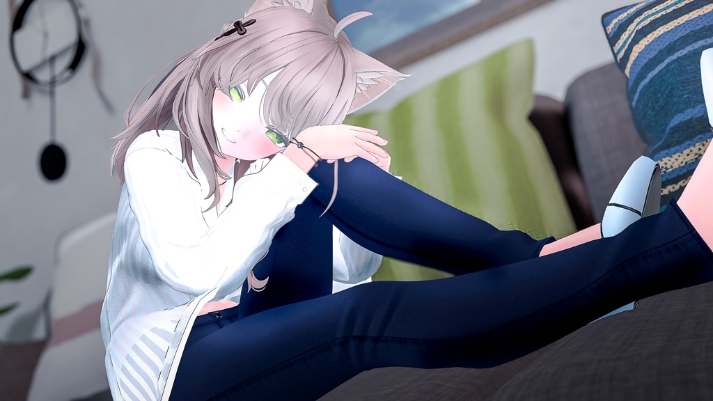 【複数アバター対応】シースルーシャツセット