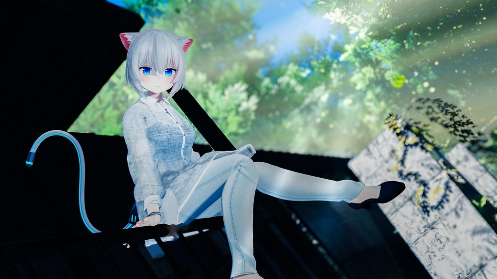 【複数アバター対応】シースルーシャツセット