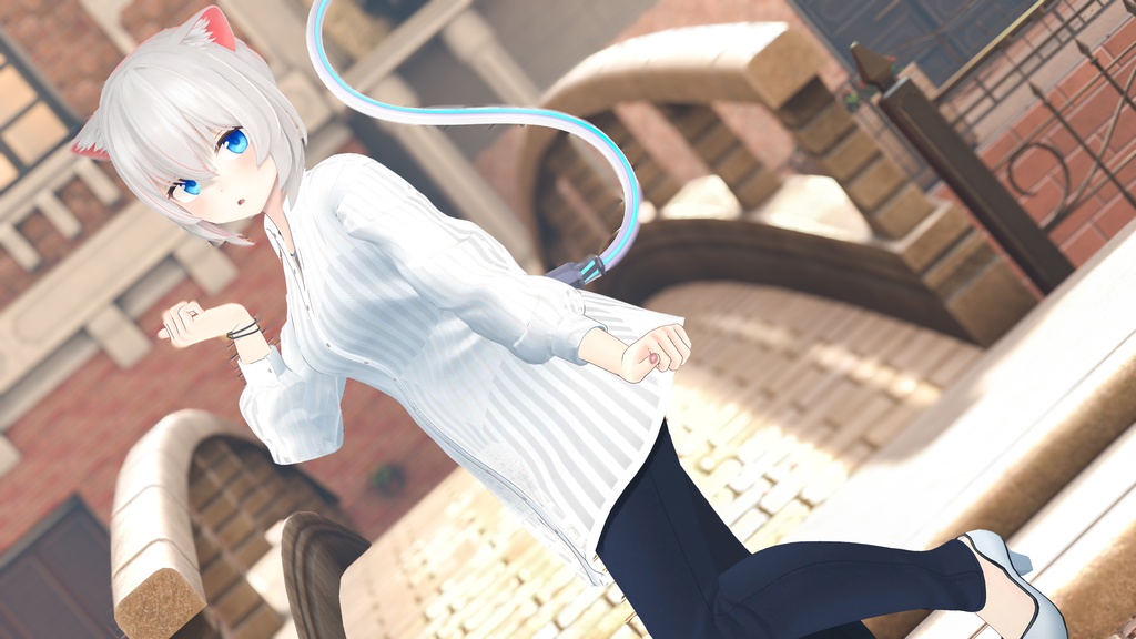 【複数アバター対応】シースルーシャツセット