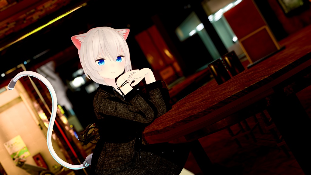 【複数アバター対応】シースルーシャツセット