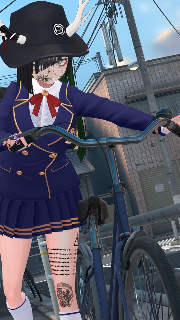 【複数アバター対応】聖ヴィオレット女学院制服