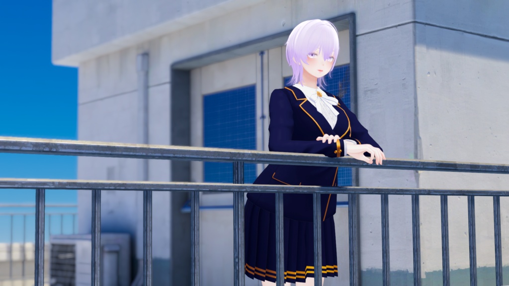 【複数アバター対応】聖ヴィオレット女学院制服