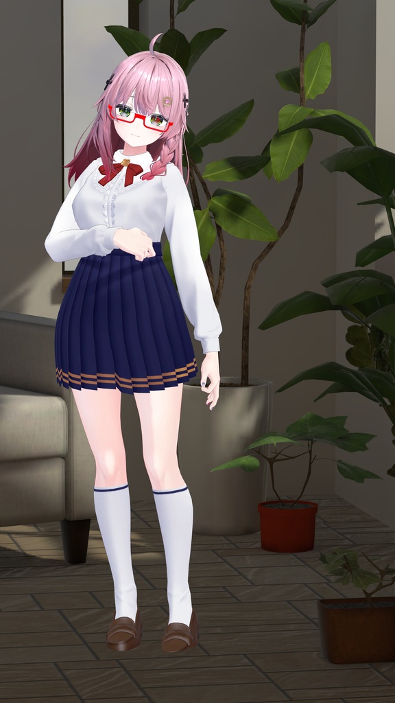 【複数アバター対応】聖ヴィオレット女学院制服