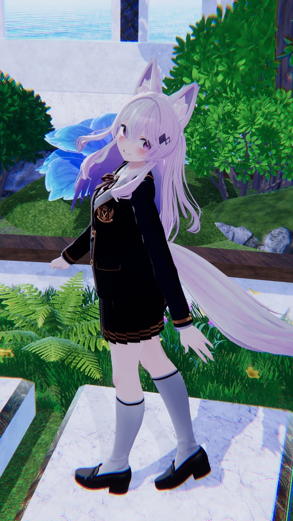 【複数アバター対応】聖ヴィオレット女学院制服