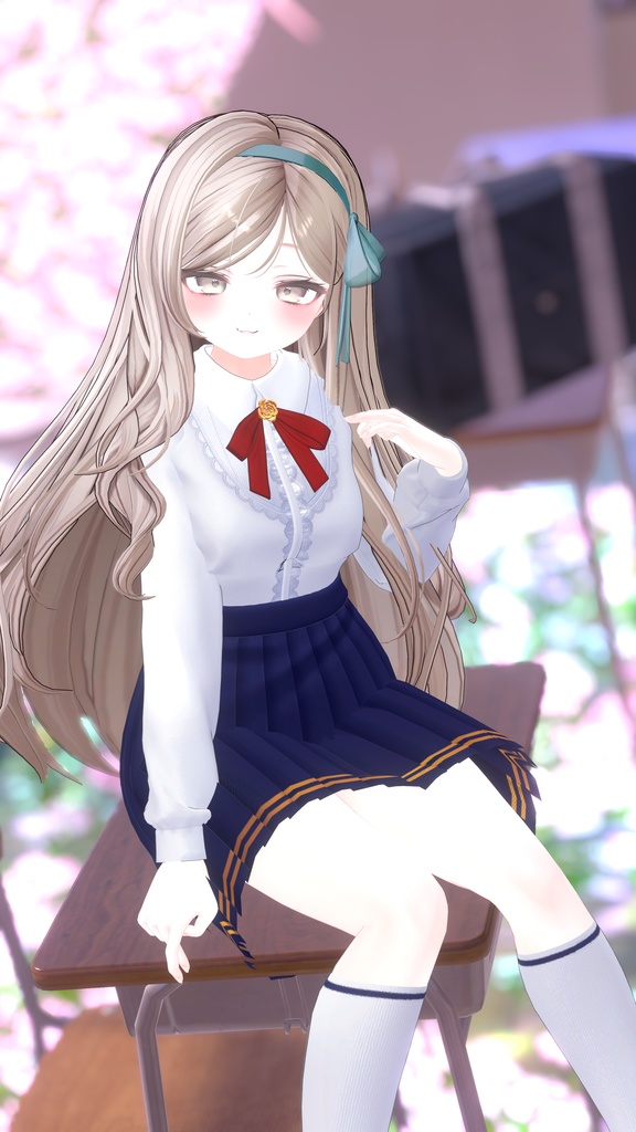 【複数アバター対応】聖ヴィオレット女学院制服