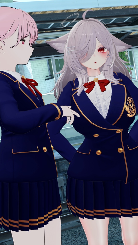 【複数アバター対応】聖ヴィオレット女学院制服