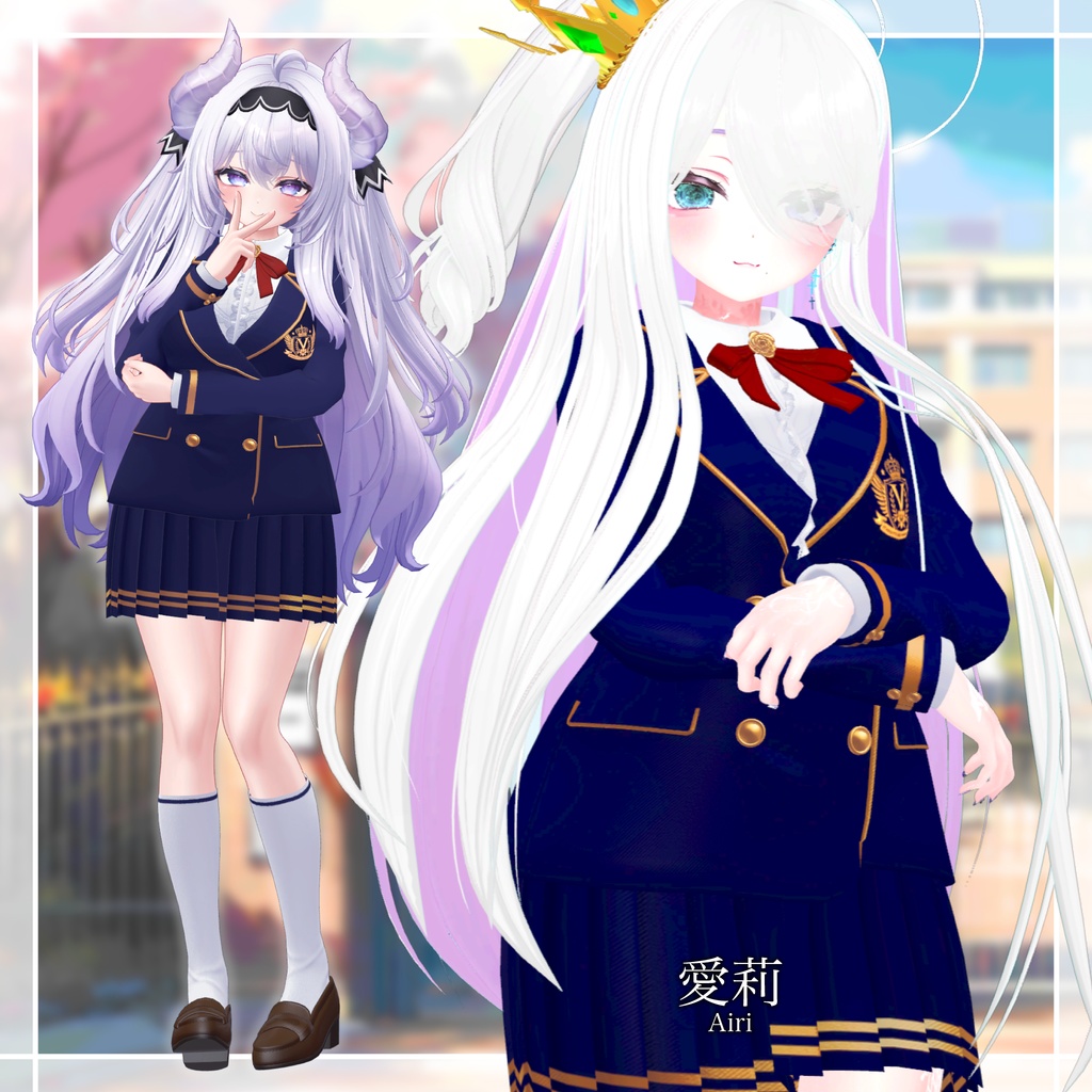 【複数アバター対応】聖ヴィオレット女学院制服