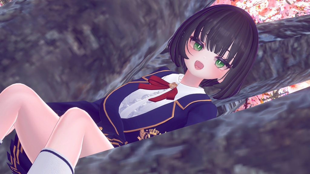 【複数アバター対応】聖ヴィオレット女学院制服