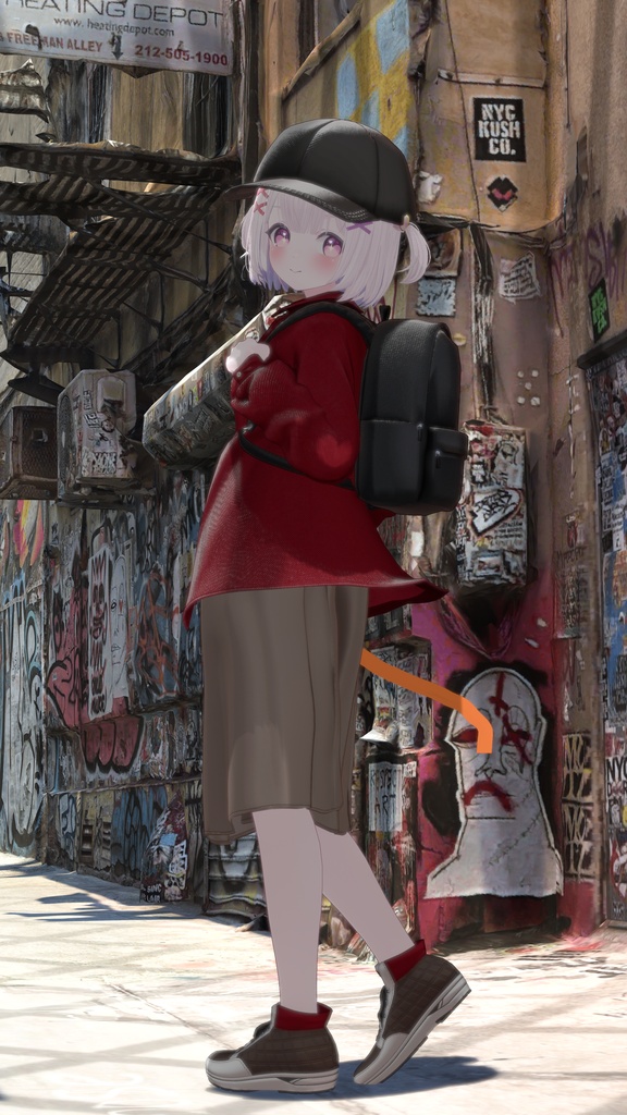 👟SALE👟路地裏オフビート【19アバター対応】【YMファンメイド】