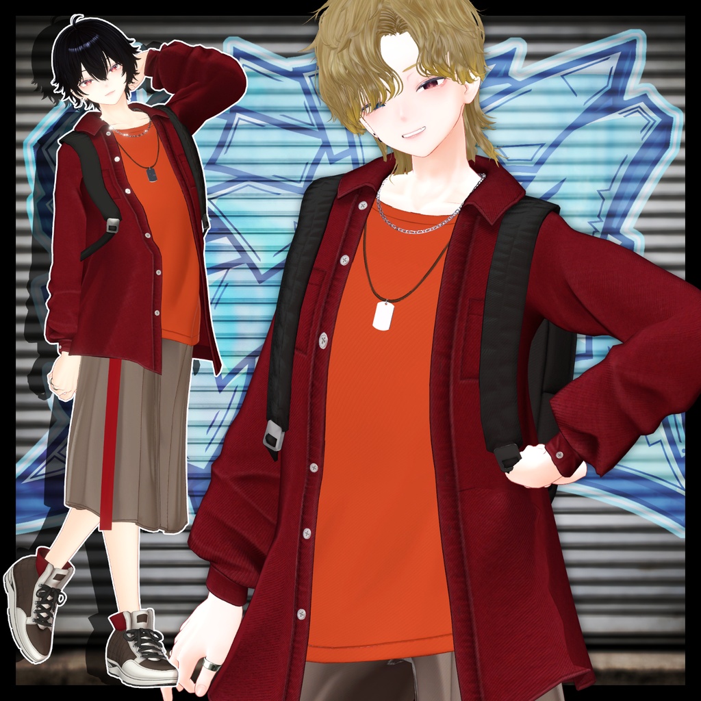 👟SALE👟路地裏オフビート【19アバター対応】【YMファンメイド】