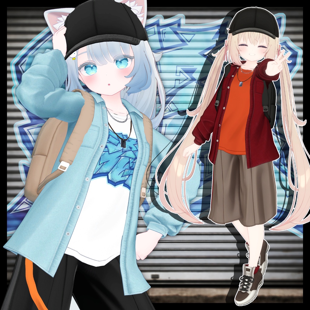 👟SALE👟路地裏オフビート【19アバター対応】【YMファンメイド】