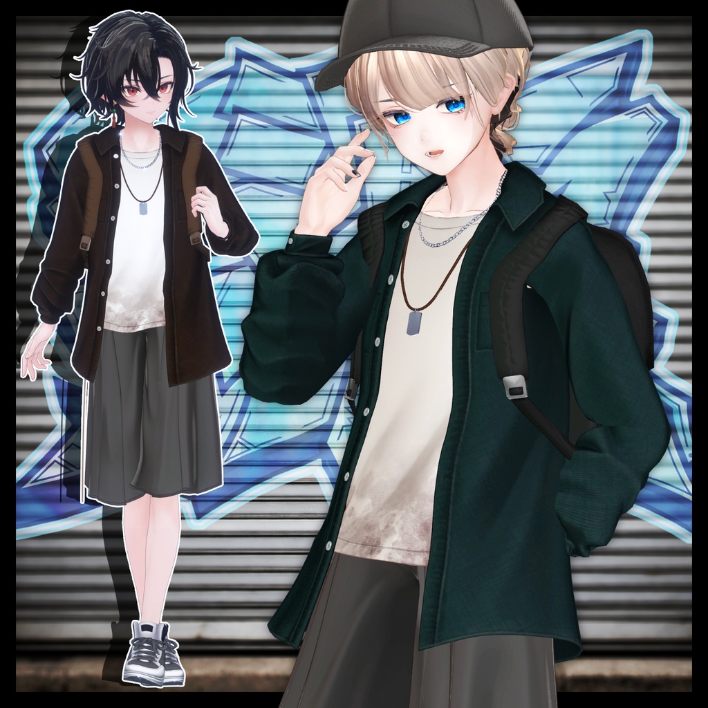 👟SALE👟路地裏オフビート【19アバター対応】【YMファンメイド】