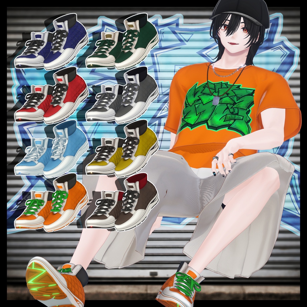 👟SALE👟路地裏オフビート【19アバター対応】【YMファンメイド】