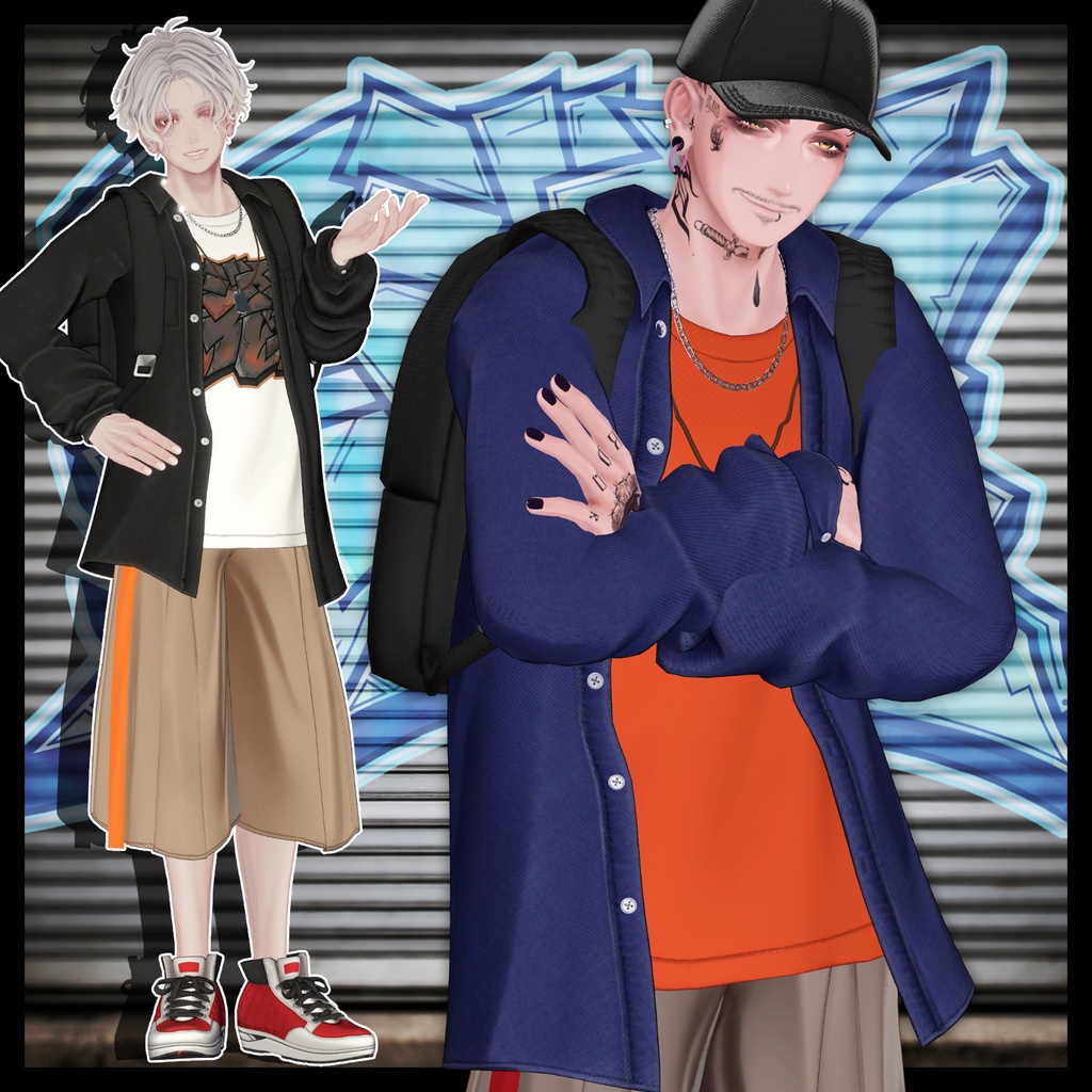 👟SALE👟路地裏オフビート【19アバター対応】【YMファンメイド】