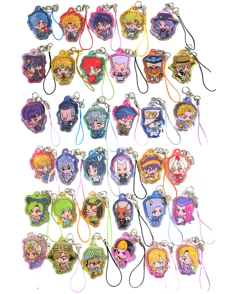 JOJO アクリルキーホルダー