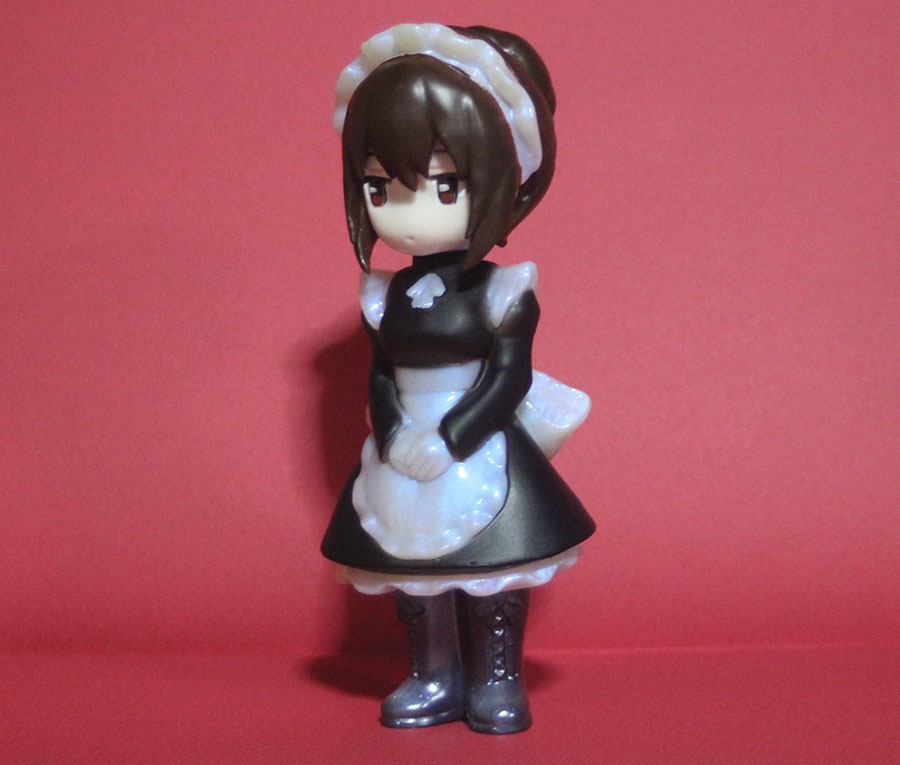 ソフビ　クールメイドさん(パール成型　茶髪)