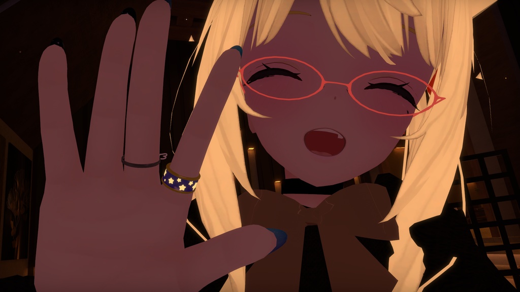 【VRC向けアクセ】アニメーションリング