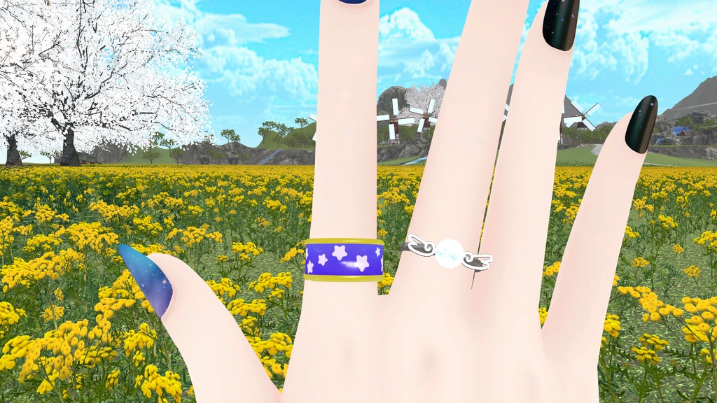 【VRC向けアクセ】アニメーションリング