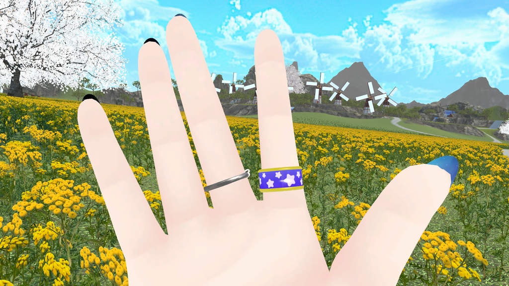 【VRC向けアクセ】アニメーションリング