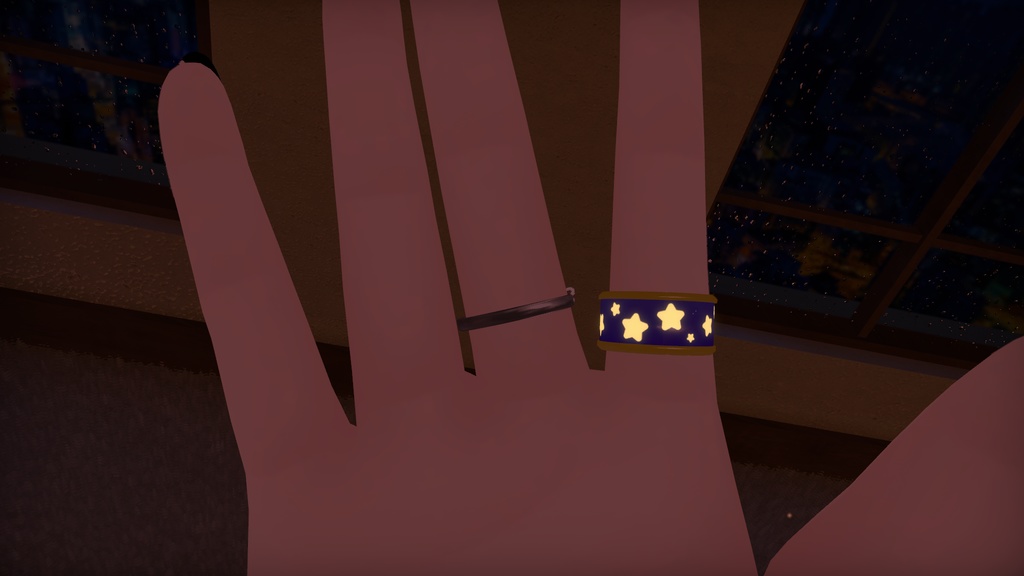 【VRC向けアクセ】アニメーションリング