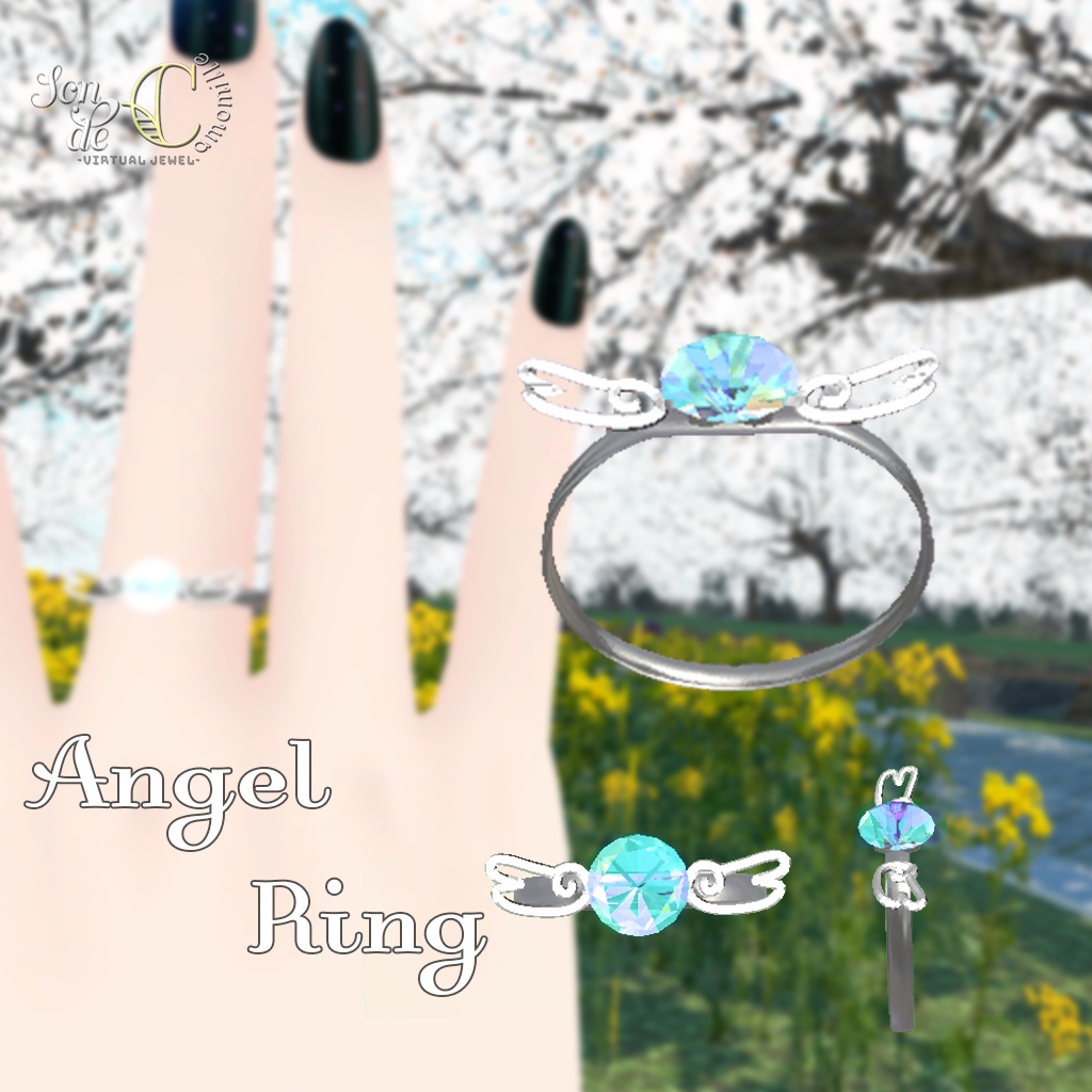 【VRC向けアクセ】AngelRing