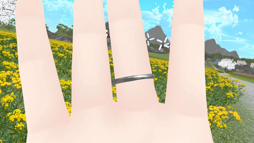 【VRC向けアクセ】AngelRing