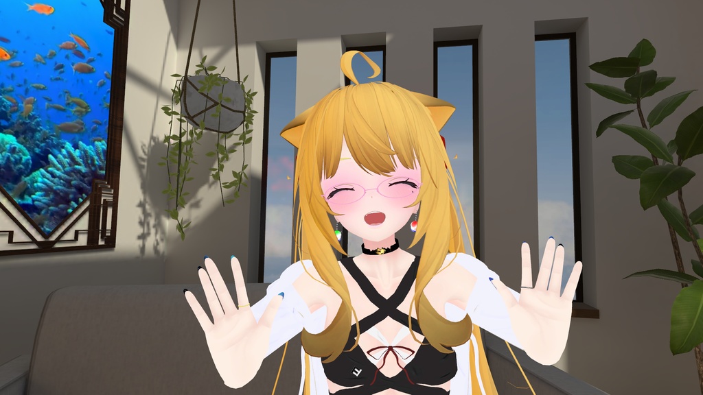 【VRC向けアクセ】猫チョーカー