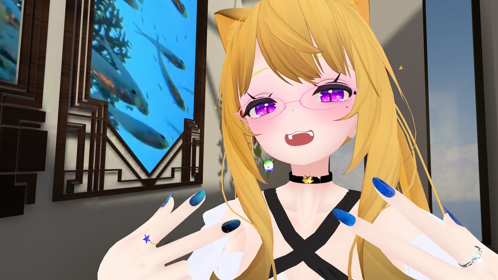 【VRC向けアクセ】猫チョーカー