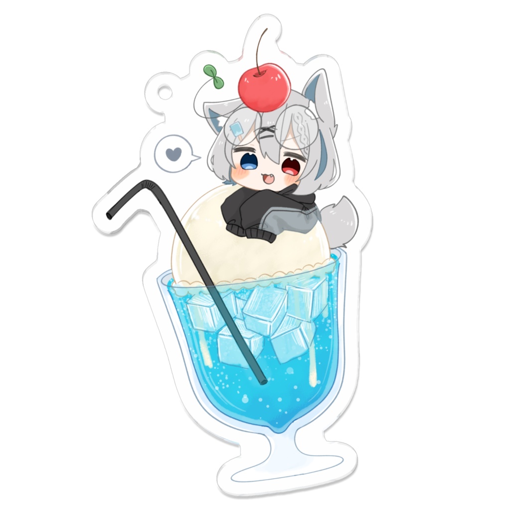 椎乃。アクリルキーホルダー