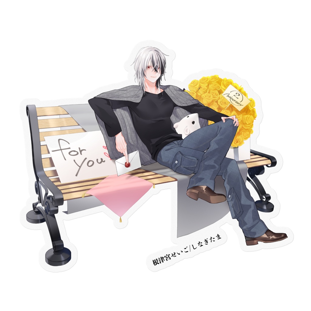 Happy birthday for you.ステッカー