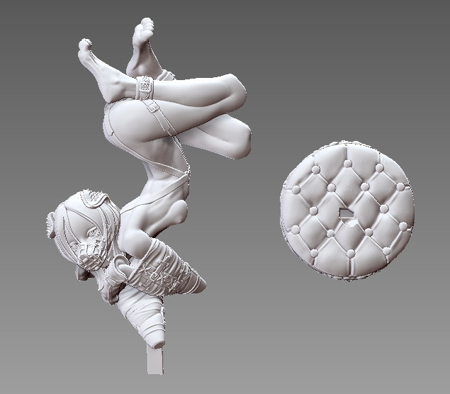 A little quiet, dog girl / STATUE (未塗装未組み立てガレージキット)