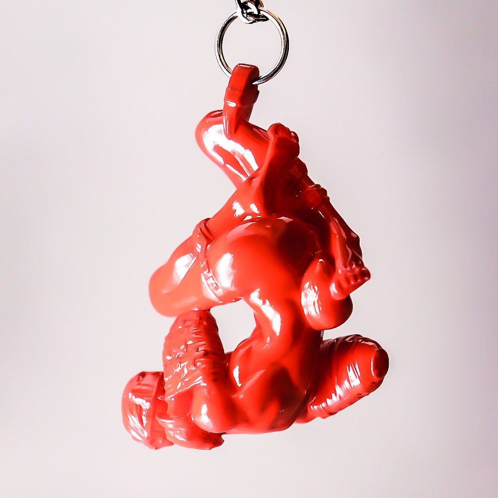 A little quiet, dog boy "RED" / PENDANT