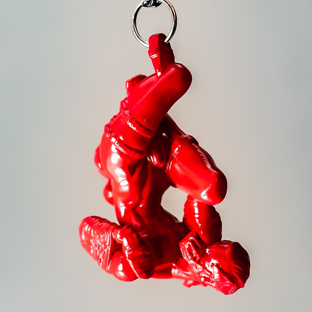 A little quiet, dog boy "RED" / PENDANT