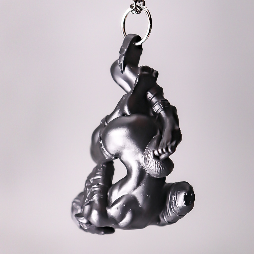 A little quiet, dog boy "BLACK" / PENDANT