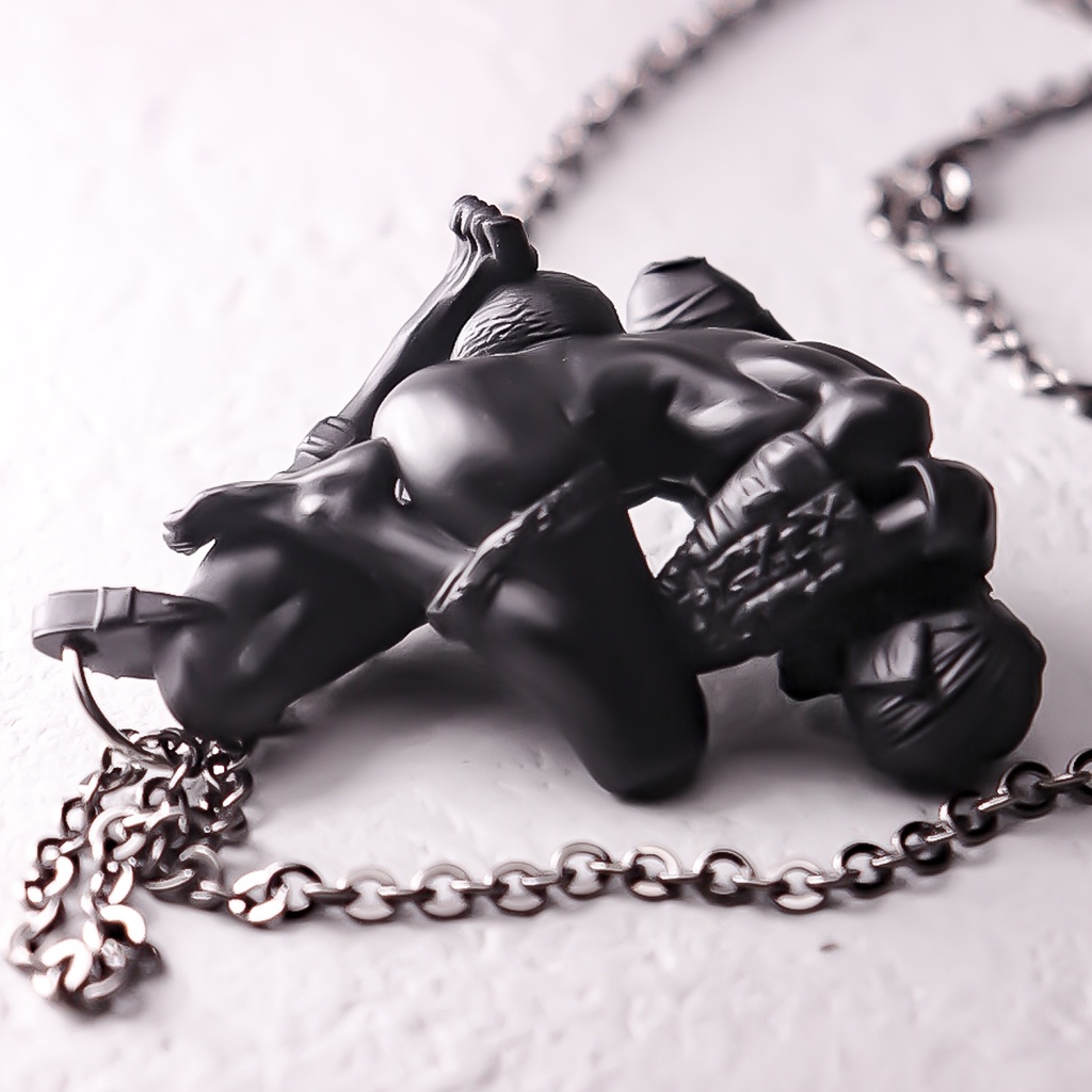 A little quiet, dog boy "BLACK" / PENDANT