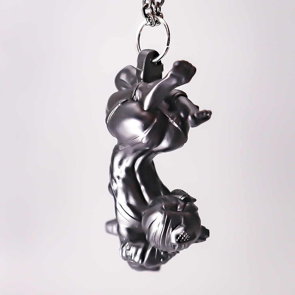 A little quiet, dog girl "BLACK" / PENDANT