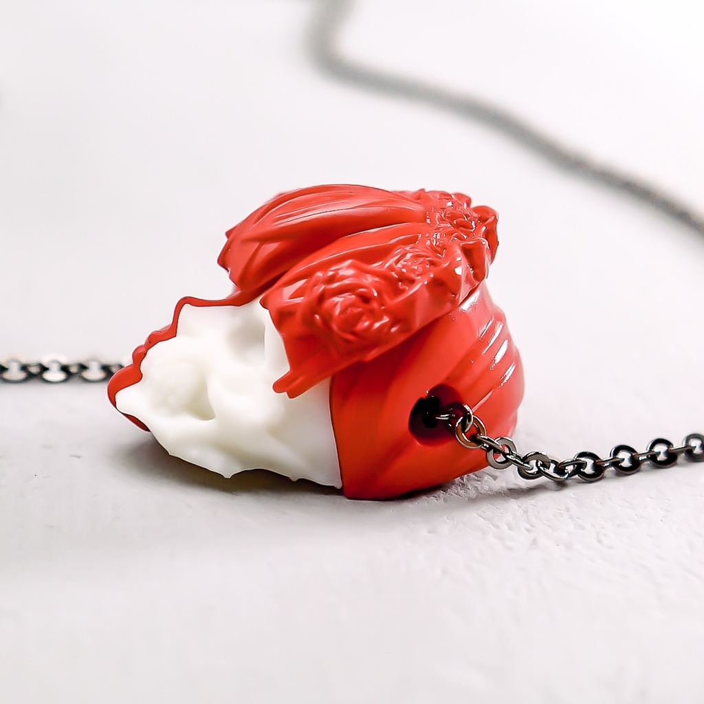 依存と孤独 "RED×WHITE" / Dependence and loneliness PENDANT