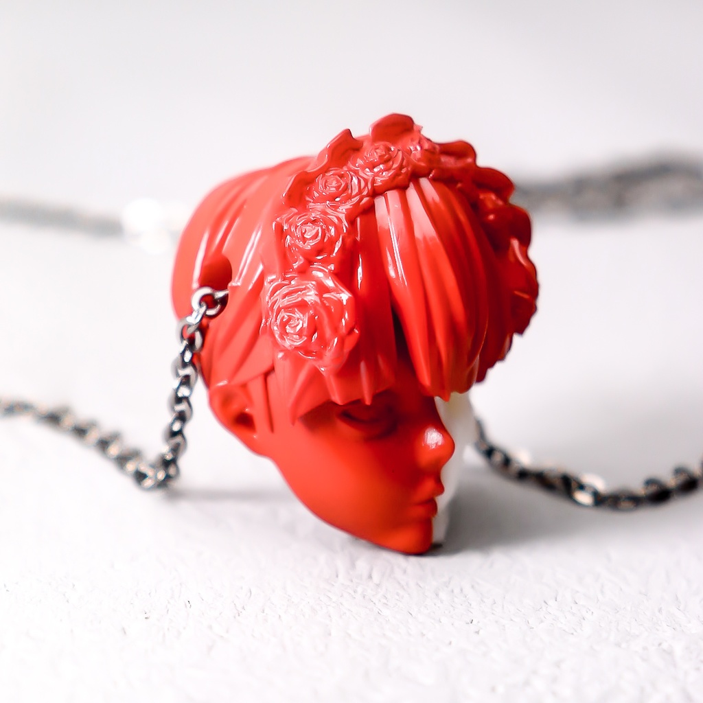 依存と孤独 "RED×WHITE" / Dependence and loneliness PENDANT