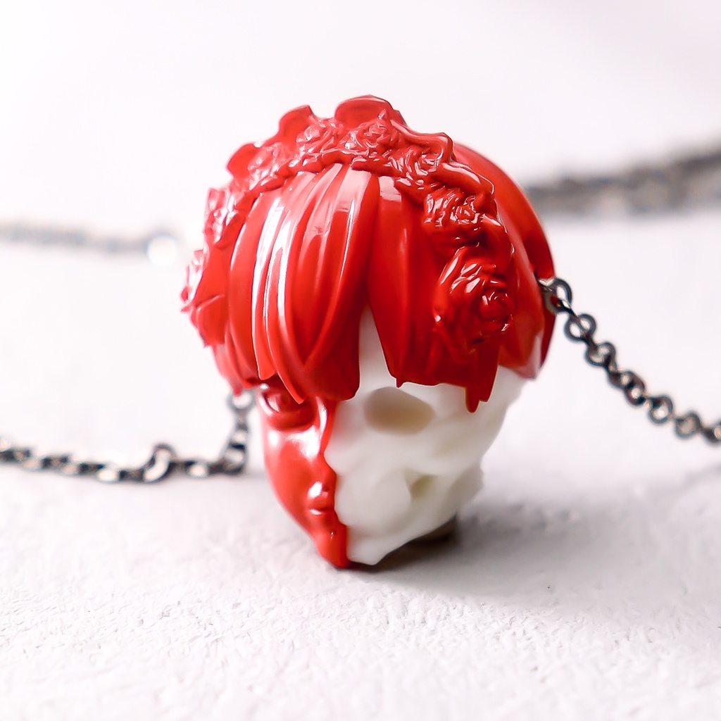 依存と孤独 "RED×WHITE" / Dependence and loneliness PENDANT