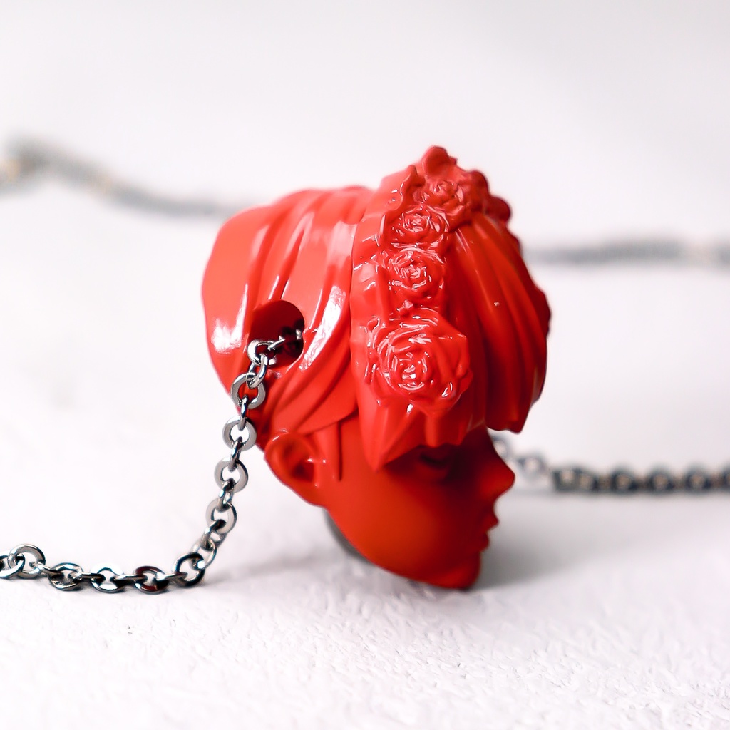 依存と孤独 "RED×WHITE" / Dependence and loneliness PENDANT