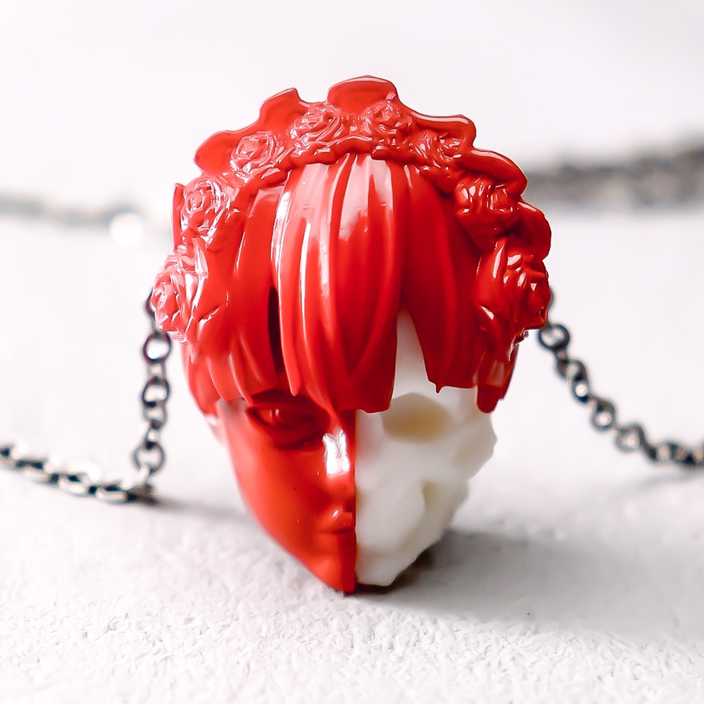 依存と孤独 "RED×WHITE" / Dependence and loneliness PENDANT