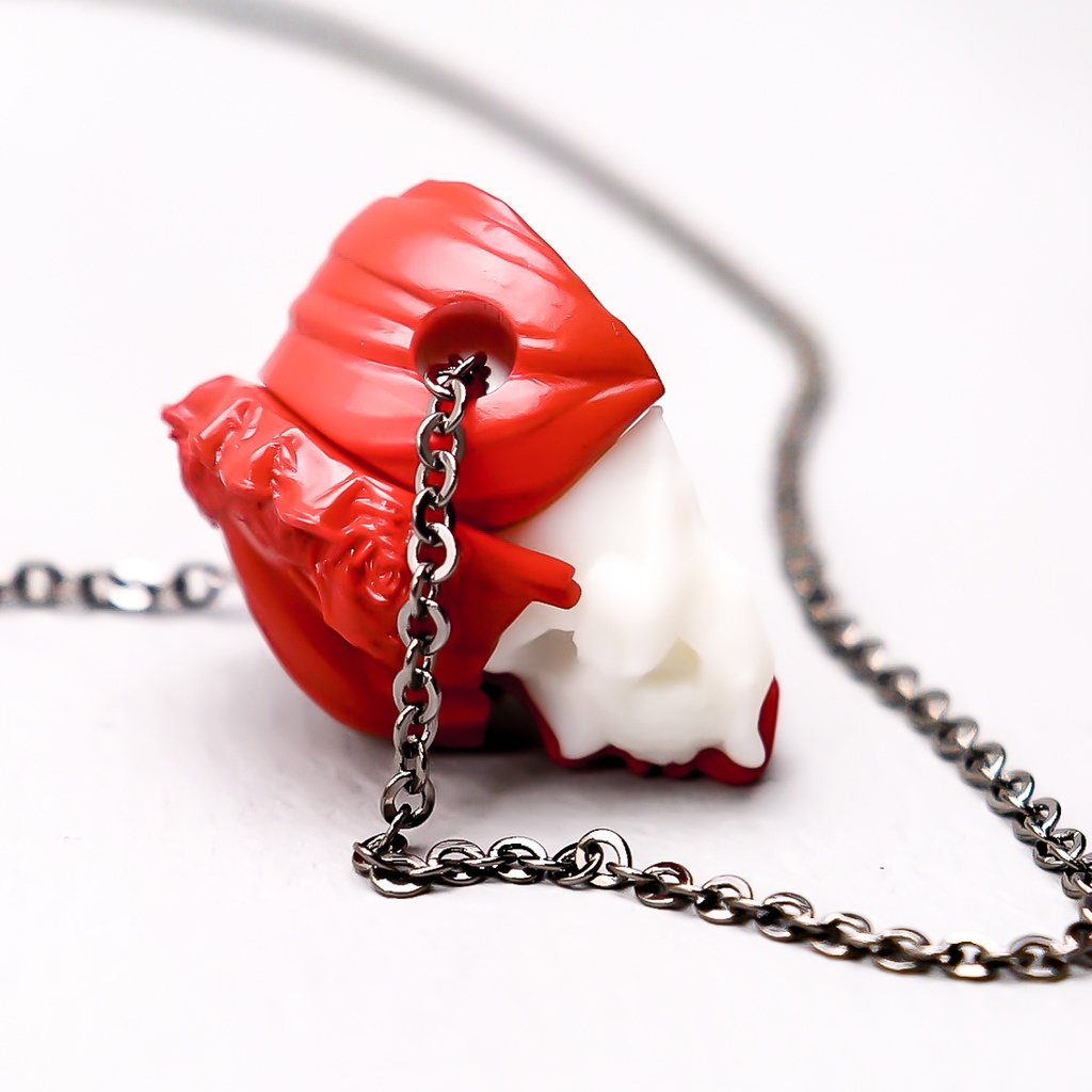 依存と孤独 "RED×WHITE" / Dependence and loneliness PENDANT
